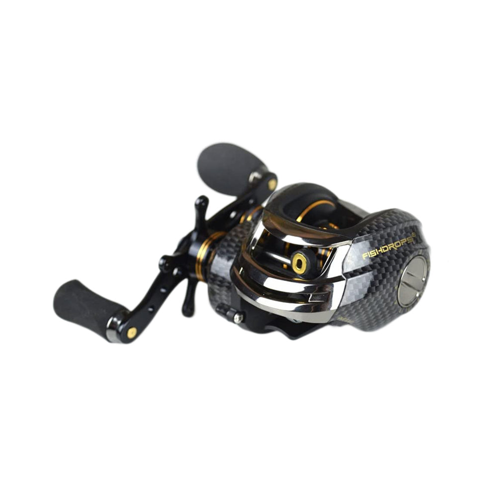 Fishdrops® Bait caster Reel Double Brake Systems Gear Ratio 7.0:1 - Fishdrops Outdoors